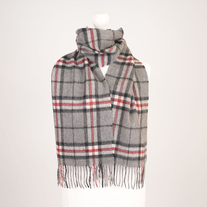 Edinburgh Cashmere Premium Lightweight Scarf - Soft Luxury Wrap - Thomson Grey - Heritage Of Scotland -