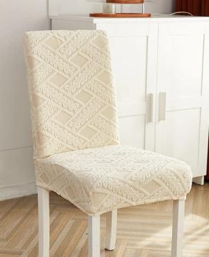 Elastic Chair Cover with Elegant Patterns â€“ Luxury Home Touch