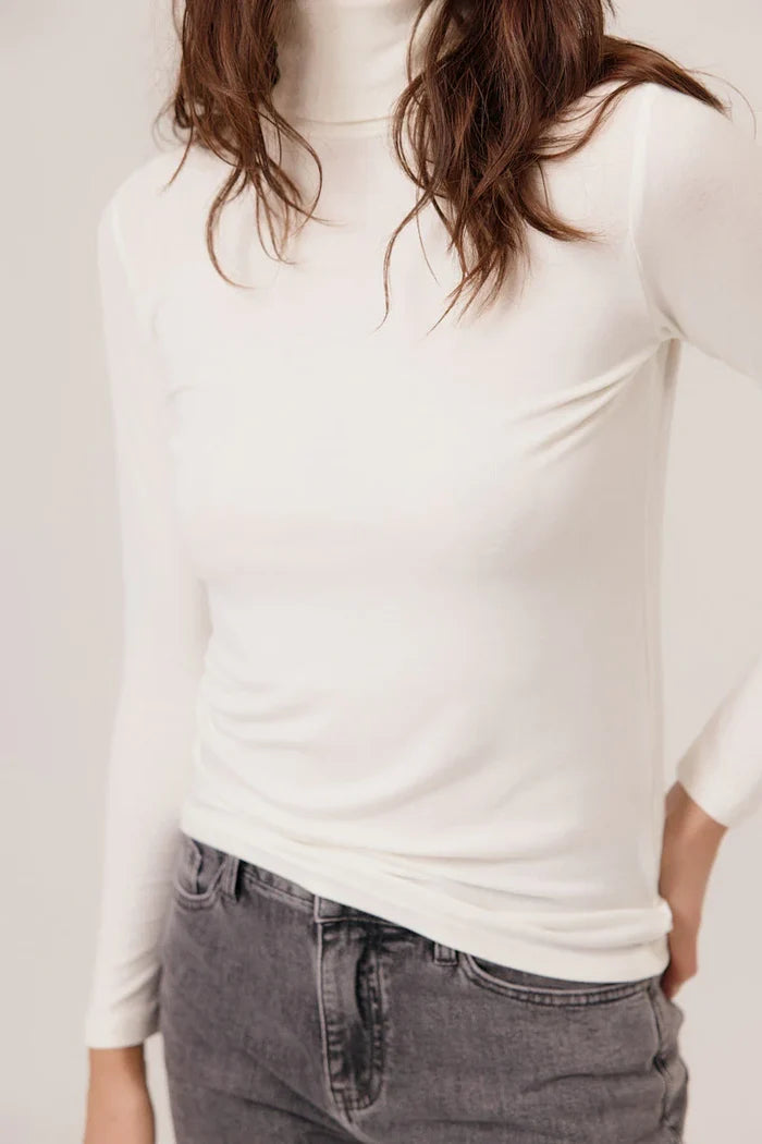 Eliza Polo Neck (Cream)