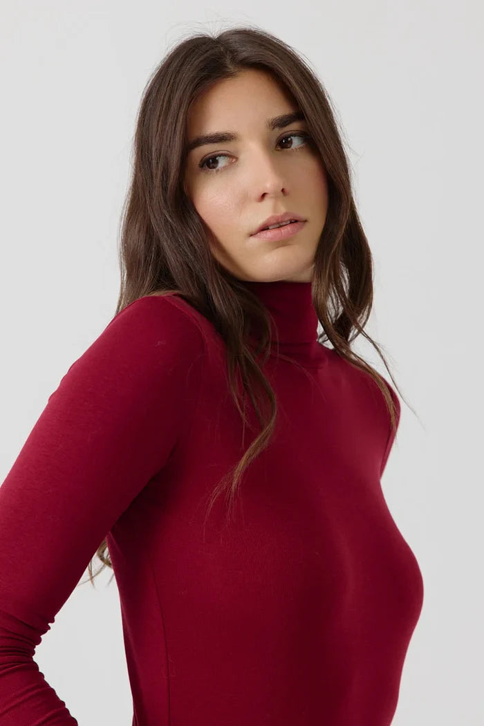 Eliza Polo Neck (Wine)