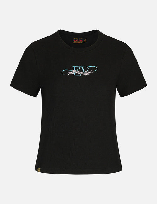 "EV" Print Slim Fit T-shirt