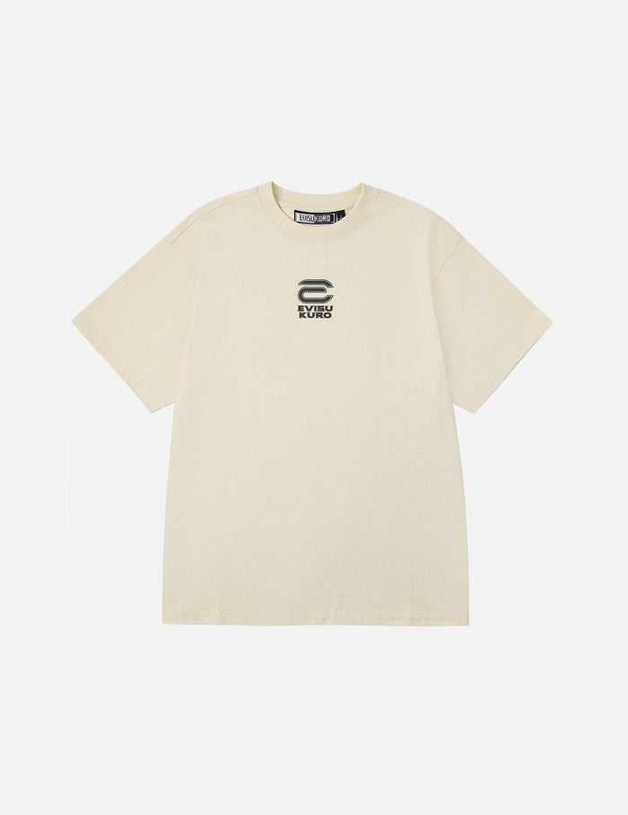 EVISUKURO and Contrasting Seagull Print Relax Fit T-shirt