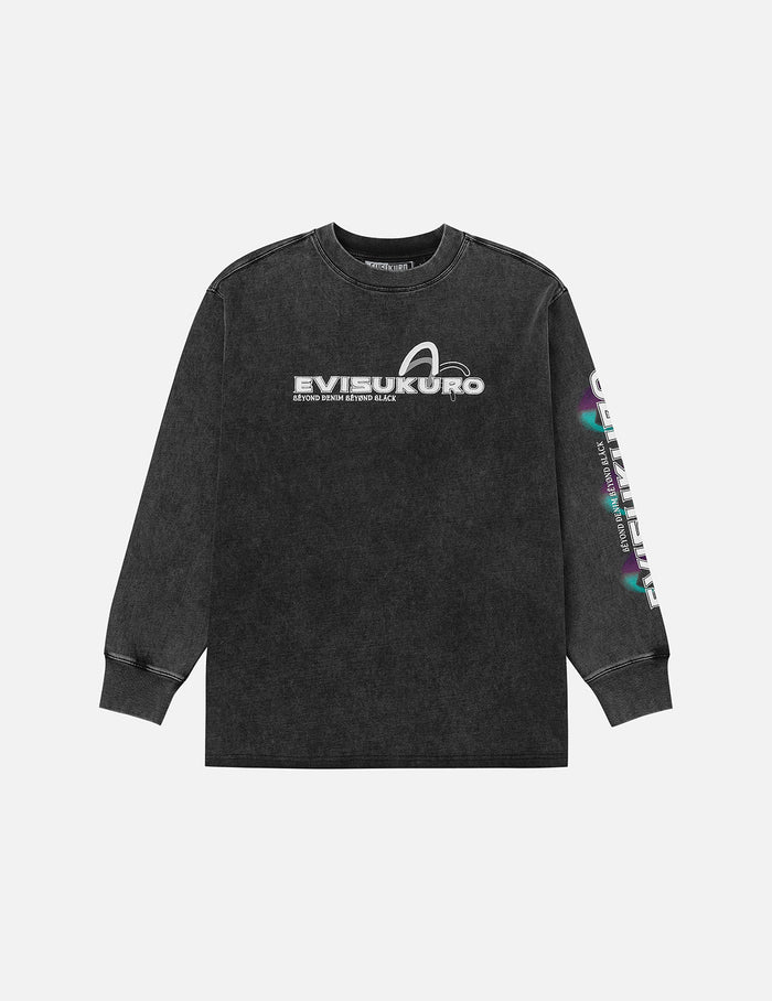 EVISUKURO and Seagull Prints Relax Fit Long-sleeve T-shirt