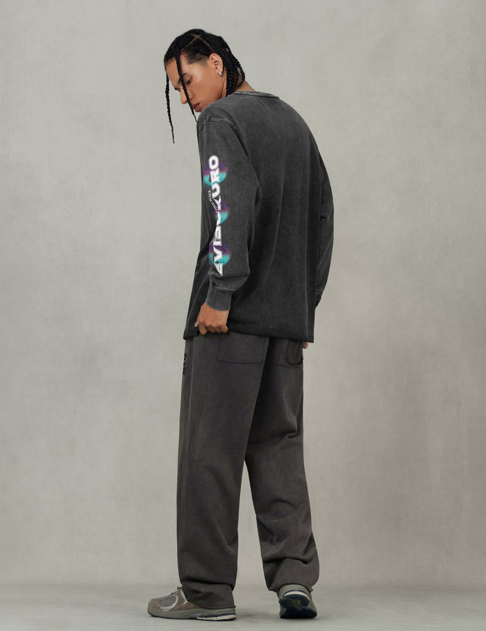 EVISUKURO and Seagull Prints Relax Fit Long-sleeve T-shirt