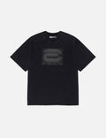 EVISUKURO E Logo Glow-in-the-dark Embroidery Loose Fit T-shirt