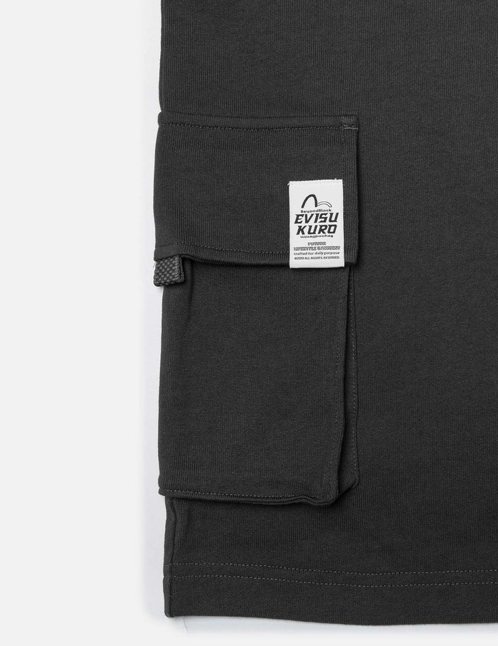 EVISUKURO Embroidery Oversized T-shirt
