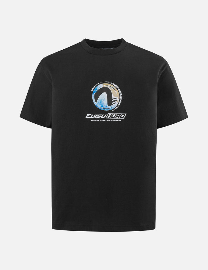 EVISUKURO Motifs Print Regular Fit Compress T-shirt