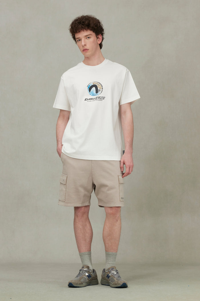 EVISUKURO Motifs Print Regular Fit Compress T-shirt