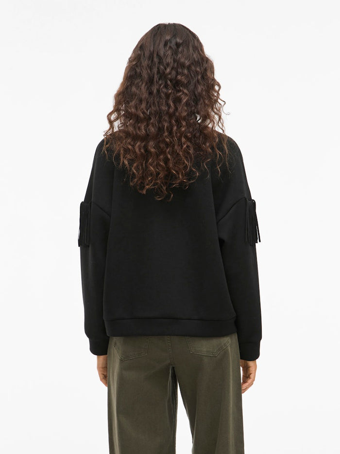 Fergie Fringe Sweater (Black Beauty)