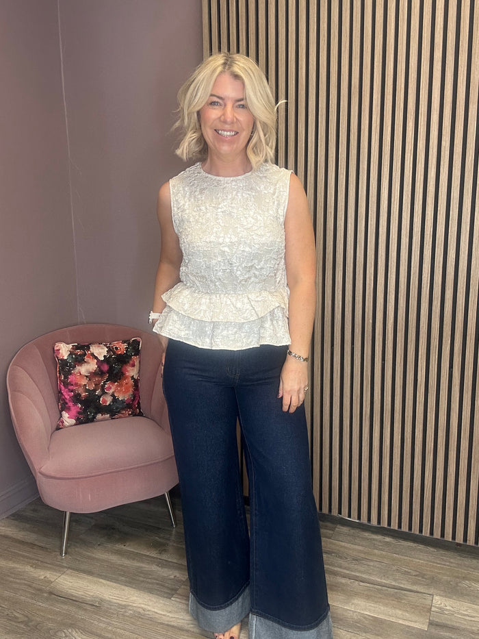 Fiona Sleeveless Top (Birch)