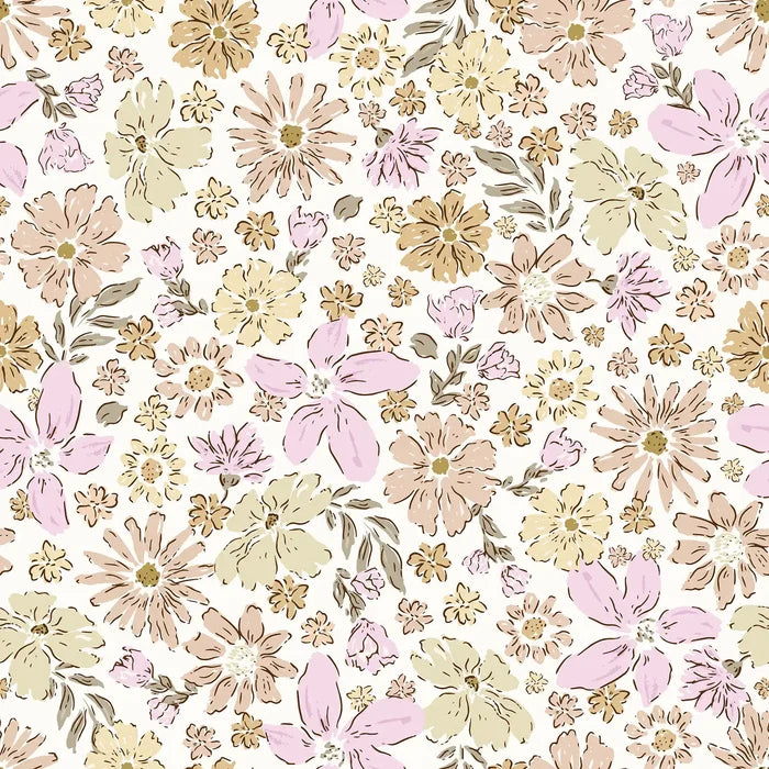 Fleur Floral Pink - Family Fabrics B.V.