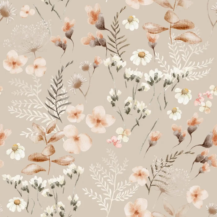 Floral Alina Beige - Family Fabrics B.V.