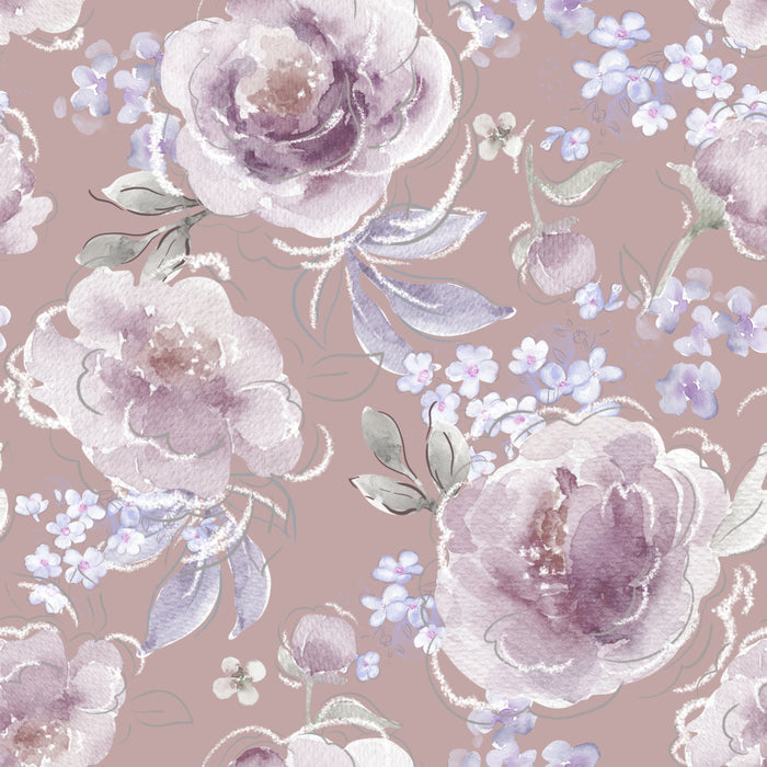 Floral Daria Lilac Rose - Family Fabrics B.V.