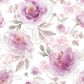 Floral Daria Pink White - Family Fabrics B.V.
