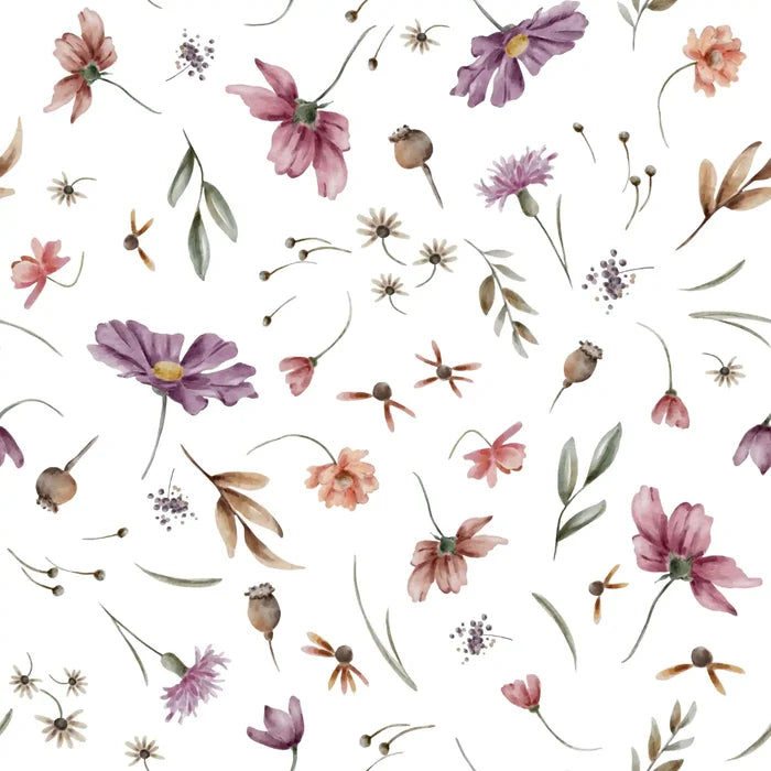 Floral Elin White - Family Fabrics B.V.