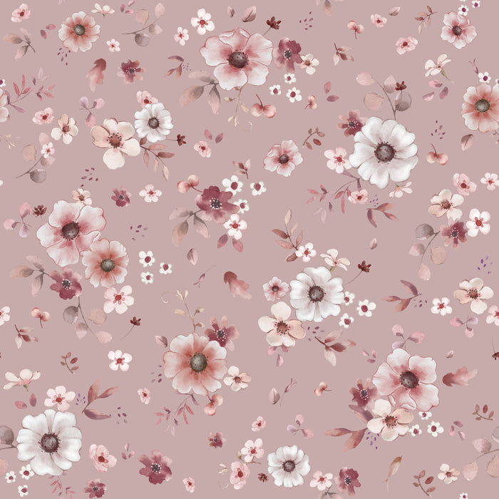 Floral Lena Red Rose - Family Fabrics B.V.