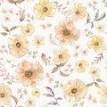 Floral Linda Bliss Offwhite - Family Fabrics B.V.