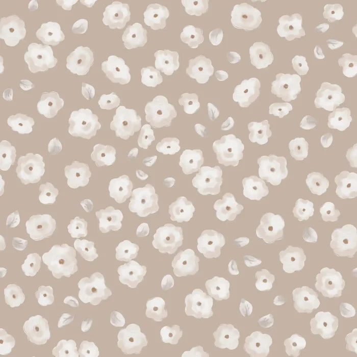 Floral Mila Beige Tan - Family Fabrics B.V.