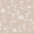 Floral Sanne White Beige - Family Fabrics B.V.
