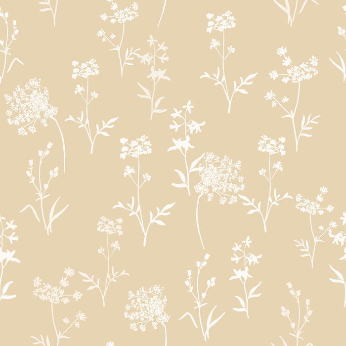 Floral Sanne White Sun - Family Fabrics B.V.