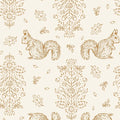 Floral Squirrel Ochre - Family Fabrics B.V.