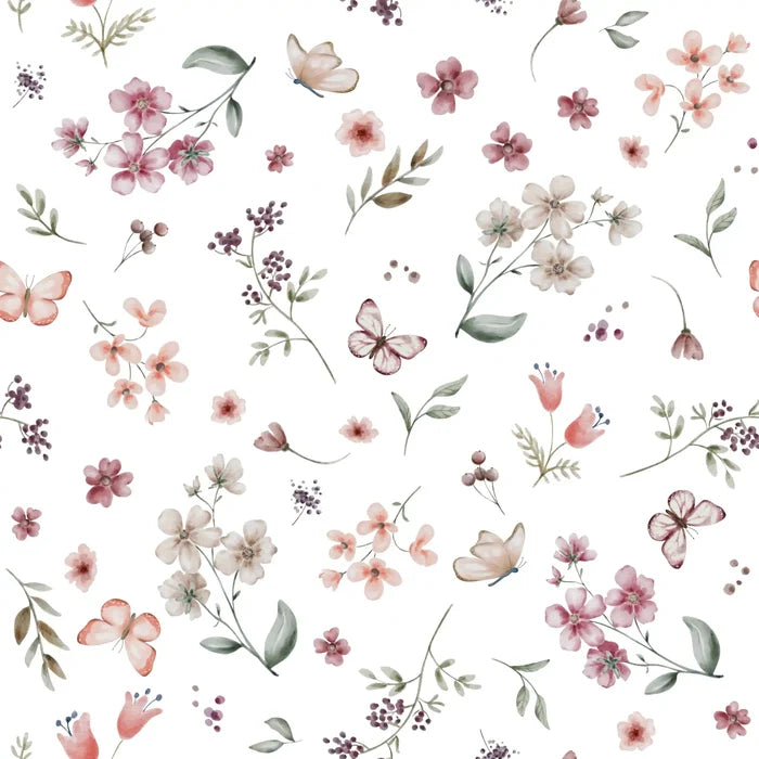 Floral Tiril White - Family Fabrics B.V.