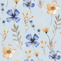 Flower Dream Elli Light Blue - Family Fabrics B.V.