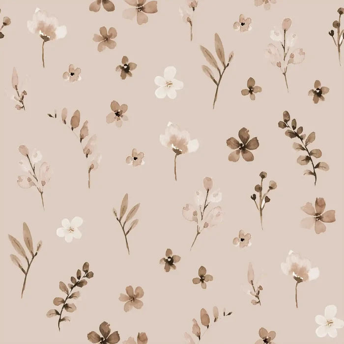 Flower Karla Latte - Family Fabrics B.V.