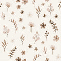 Flower Karla Sepia - Family Fabrics B.V.