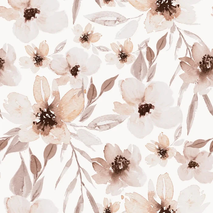 Flowers Elle Creme - Family Fabrics B.V.