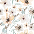 Flowers Elle Peach - Family Fabrics B.V.