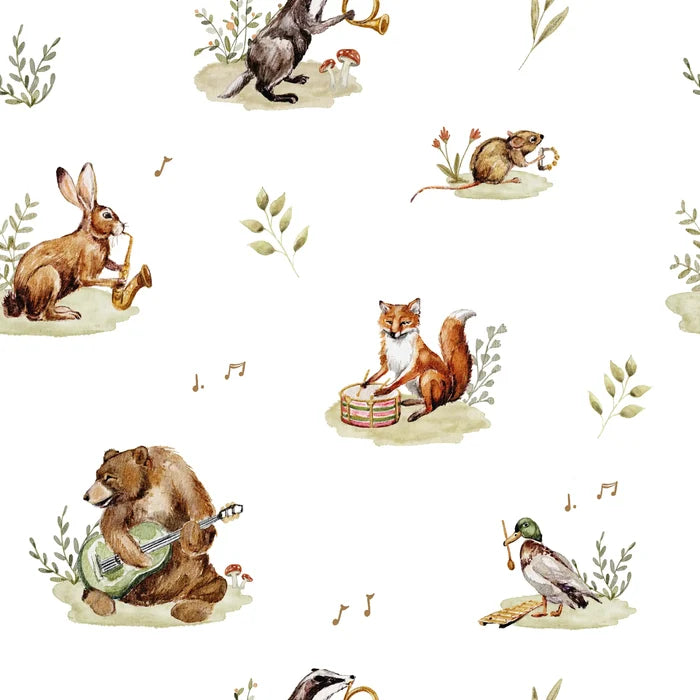 Forest Party Offwhite - Family Fabrics B.V.