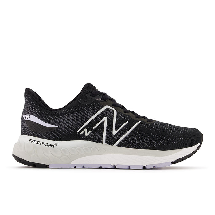Fresh Foam X 880v12 - Black with Violet Haze and Steel - Women's