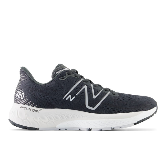 Fresh Foam X 880v13 - Blacktop with Black and Silver Metallic - Women's