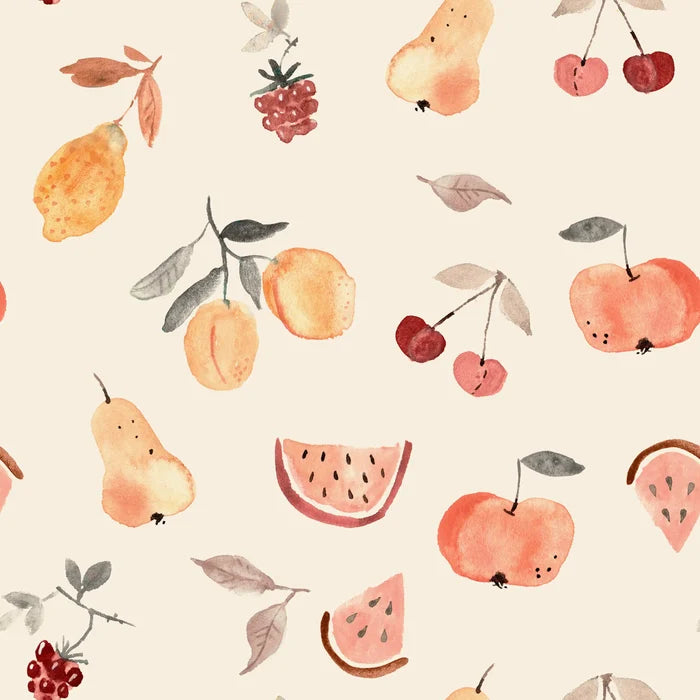 Fruitprint Ecru - Family Fabrics B.V.