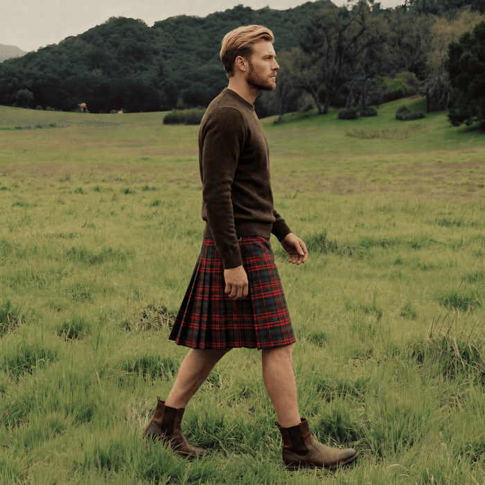 Gents Full Deluxe Kilt Macdonald - Heritage Of Scotland - Macdonald