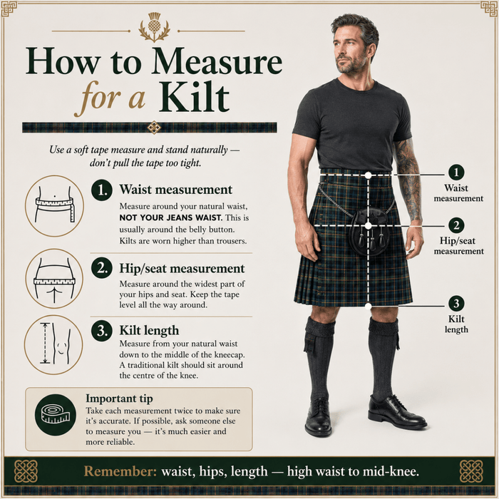 Gents Lightweight Party Kilt Scottish National - Heritage Of Scotland - Scottish National