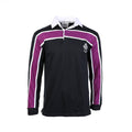 Gents Long Sleeve Purple Stripe Scotland Rugby Shirt