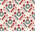 Gifts & Treats Green Red - Family Fabrics B.V.