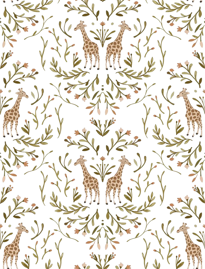 Giraffen Offwhite - Family Fabrics B.V.
