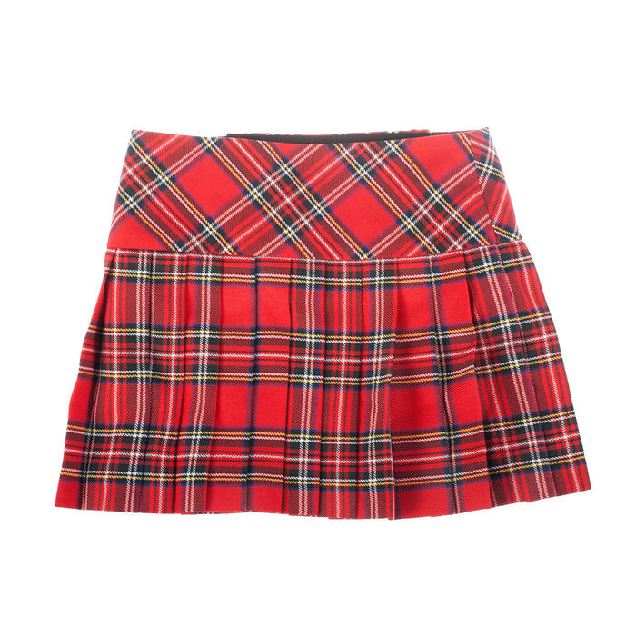 Girls Tartan Billie Kilt Skirt Stewart Royal