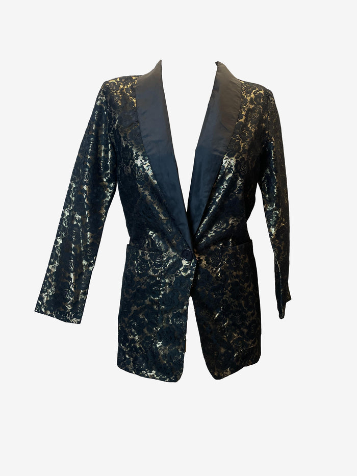 G.J. SPORT ACTION Lace and Lurex Blazer