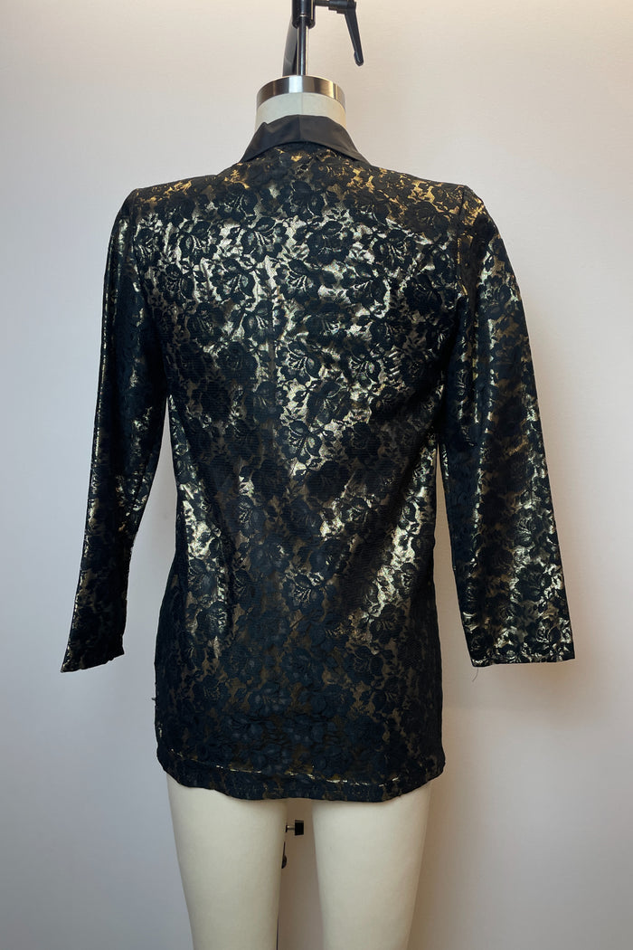G.J. SPORT ACTION Lace and Lurex Blazer image 2