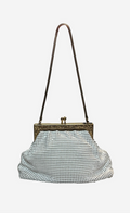 Glomesh White Kiss Clutch Bag image 0