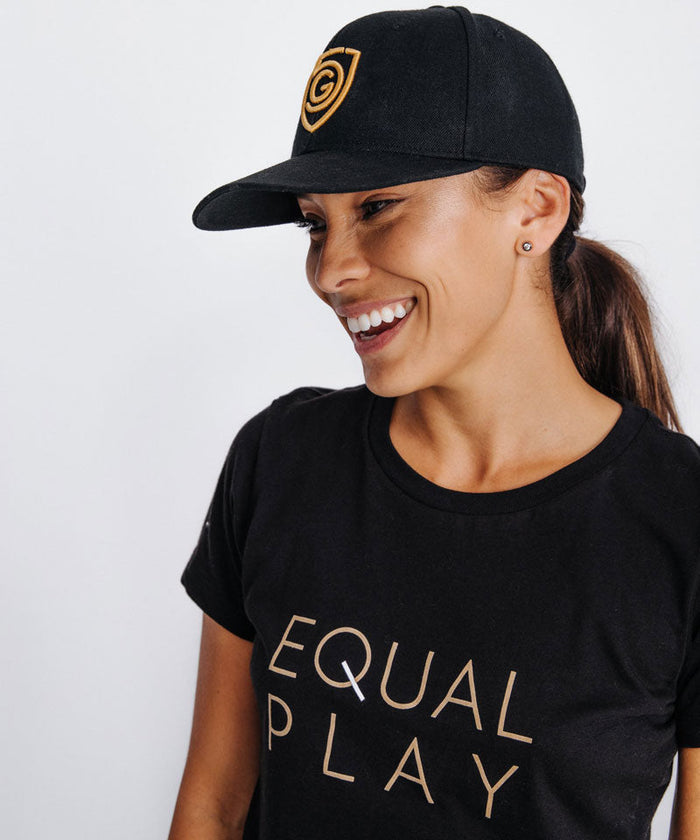 Goal Five - G5 Flat Billed Snap Back Hat - Black - View 3