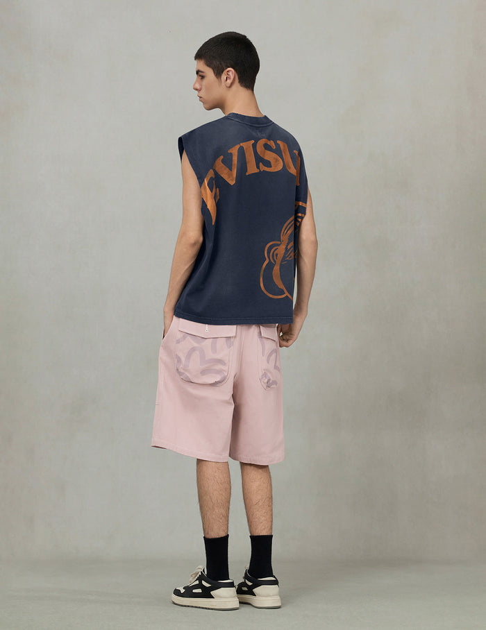 Godhead Print Boxy Tank Top