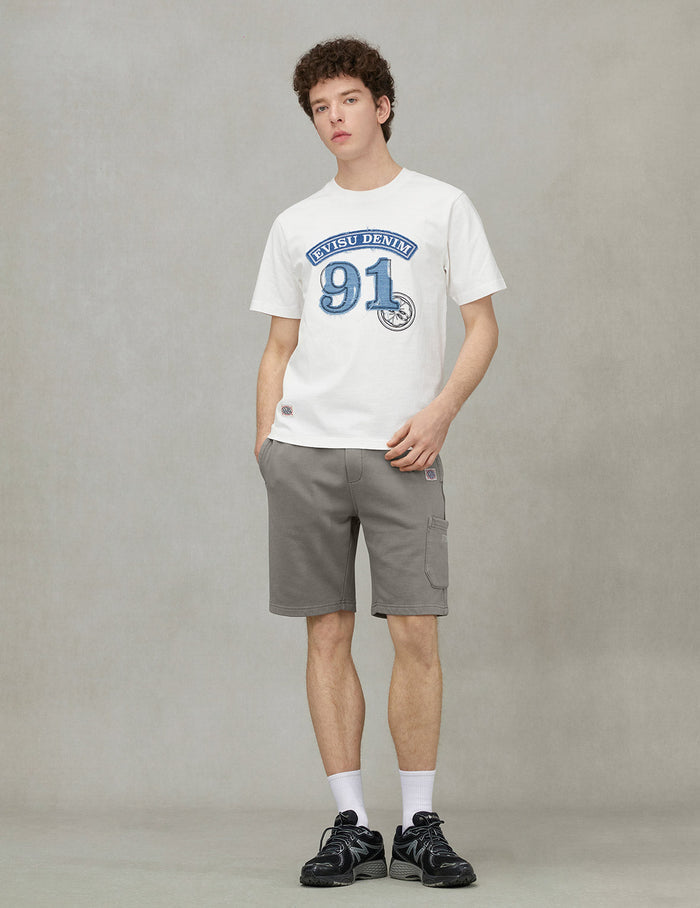 Godhead Print Relax Fit Sweat Shorts