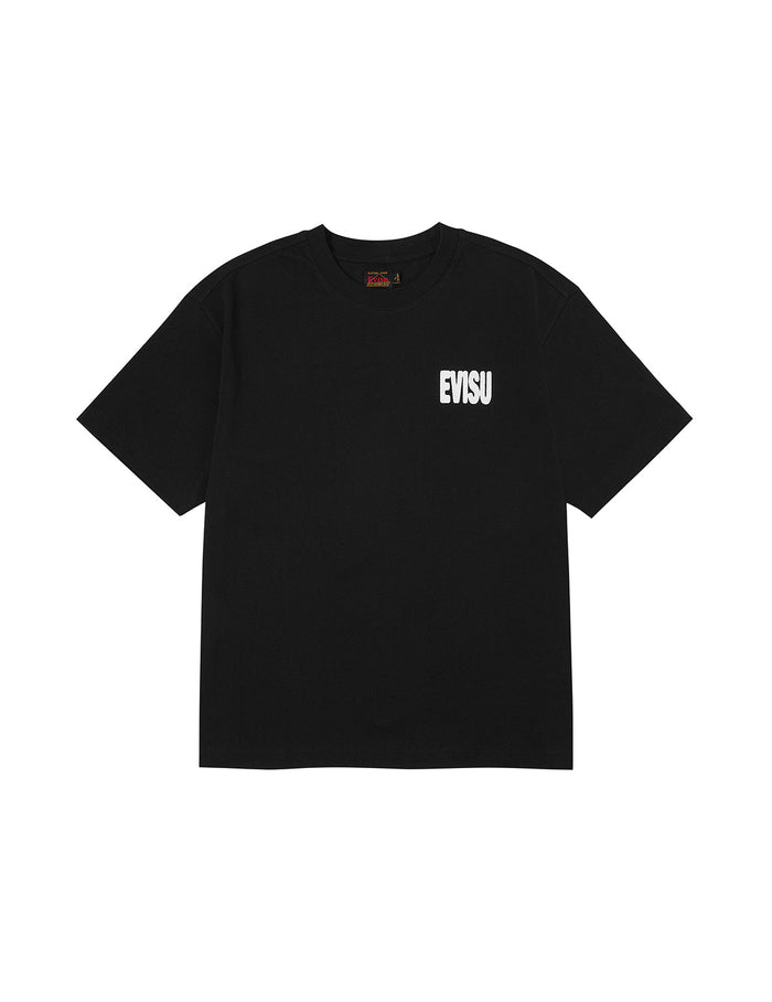 Graffiti-style Daicock Print Relax Fit T-shirt