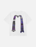 Graffiti-style Daicock Print Relax Fit T-shirt