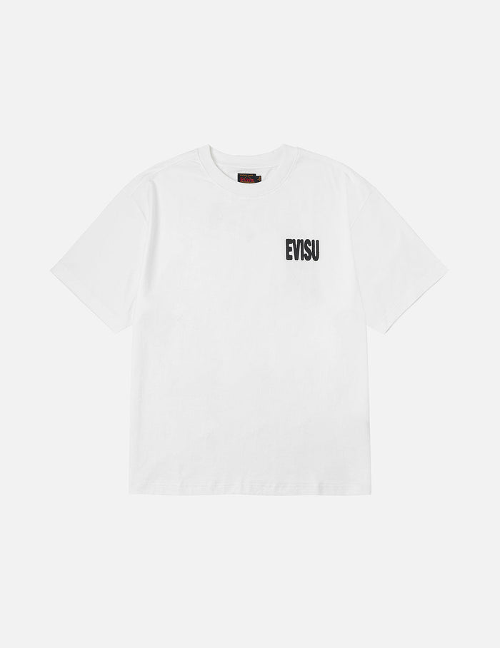Graffiti-style Daicock Print Relax Fit T-shirt